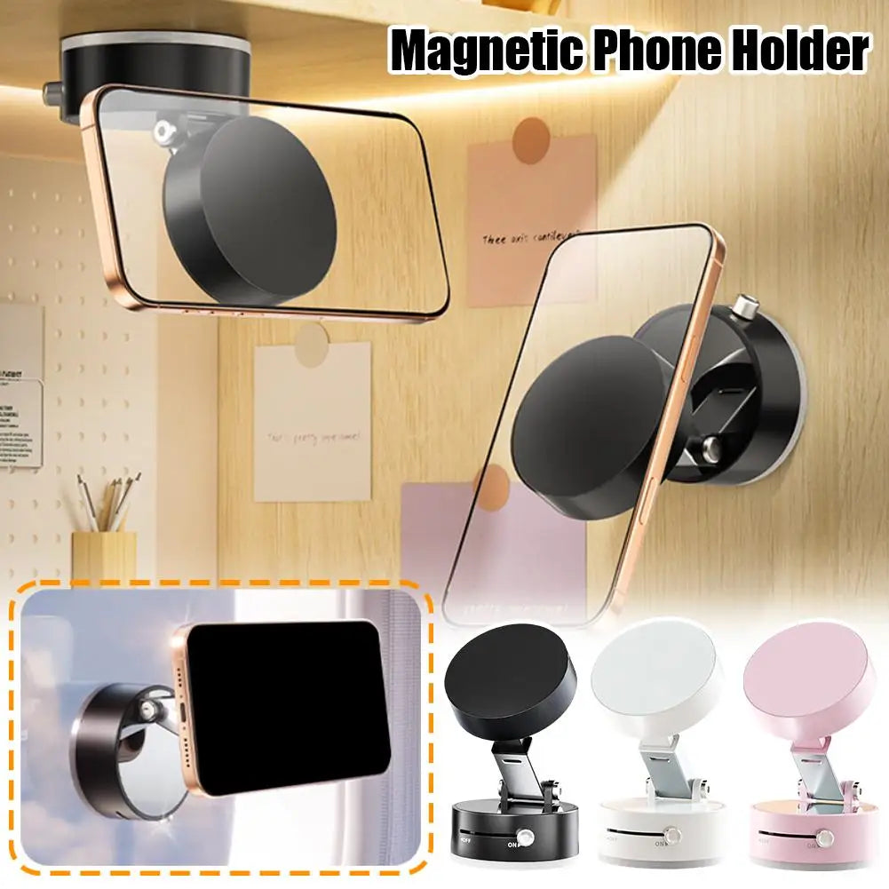 360° Magnetic Phone Mount – Foldable, Retractable & Double-Sided for Ultimate Hands-Free Convenience!